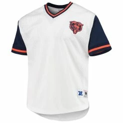 Mitchell & Ness Men's White Chicago Bears Fashion Mesh V-Neck T-Shirt 8 Mitchell & Ness Men's White Chicago Bears Fashion Mesh V-Neck T-Shirt -Fanatics DSCO1148321478 3550 ALT2
