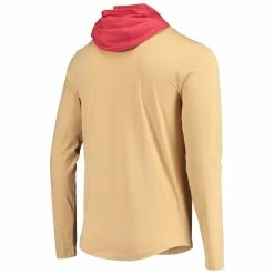 New Era Men's Gold/Scarlet San Francisco 49ers Active Block Hoodie Long Sleeve T-Shirt 9 New Era Men's Gold/Scarlet San Francisco 49ers Active Block Hoodie Long Sleeve T-Shirt -Fanatics DSCO1148321697 1853 ALT3