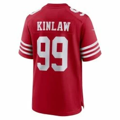 Nike Men's Javon Kinlaw Scarlet San Francisco 49ers Team Player Game Jersey 9 Nike Men's Javon Kinlaw Scarlet San Francisco 49ers Team Player Game Jersey -Fanatics DSCO1148321933 2946 ALT3