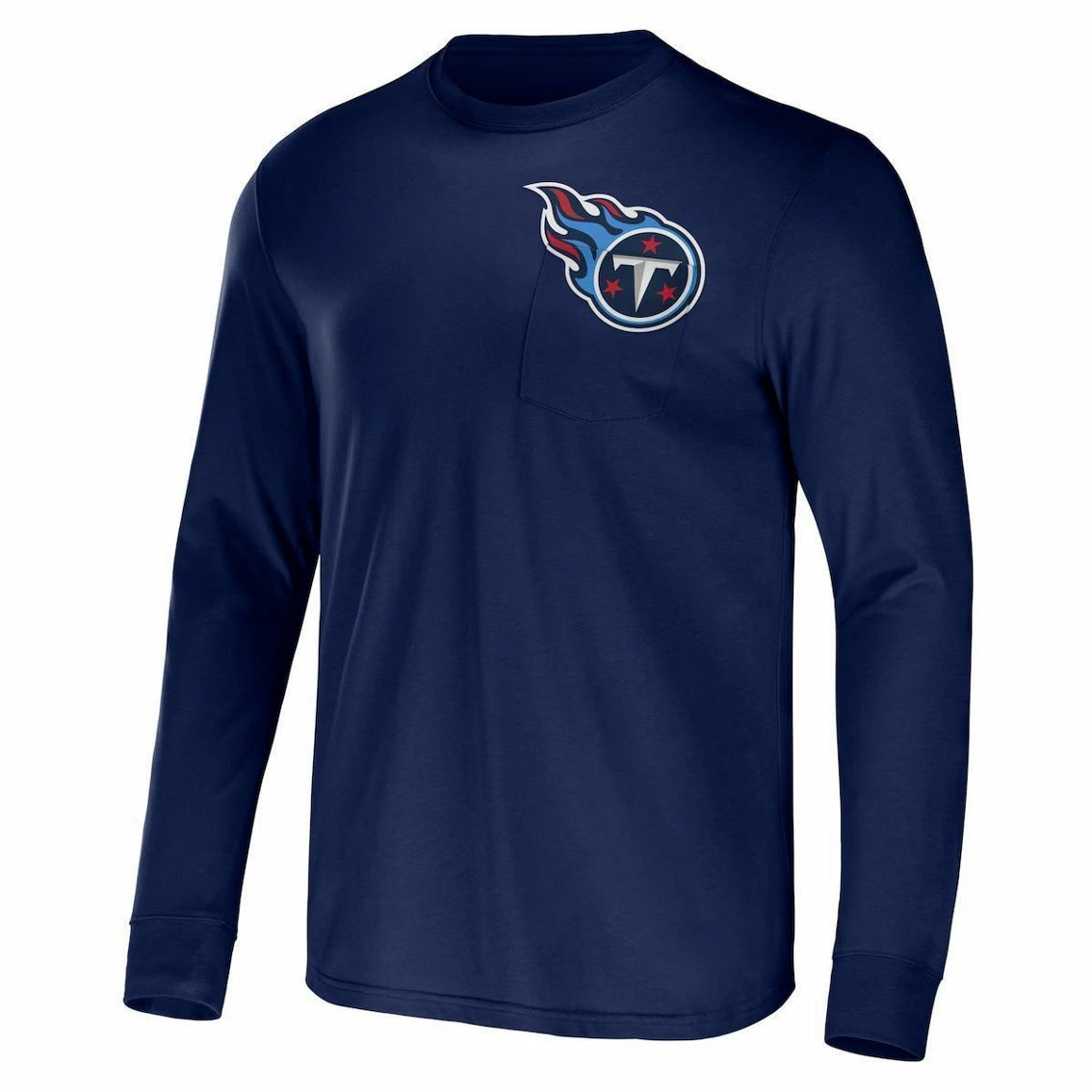 NFL X Darius Rucker Collection By Fanatics Men's Navy Tennessee Titans Team Long Sleeve T-Shirt 5 NFL X Darius Rucker Collection By Fanatics Men's Navy Tennessee Titans Team Long Sleeve T-Shirt - Image 3