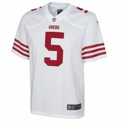 Nike Youth Trey Lance White San Francisco 49ers Game Jersey 8 Nike Youth Trey Lance White San Francisco 49ers Game Jersey -Fanatics DSCO1148322045 3550 ALT2