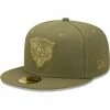 New Era Men's Olive Chicago Bears Color Pack 59FIFTY Fitted Hat 2 New Era Men's Olive Chicago Bears Color Pack 59FIFTY Fitted Hat -Fanatics DSCO1148322359 2068
