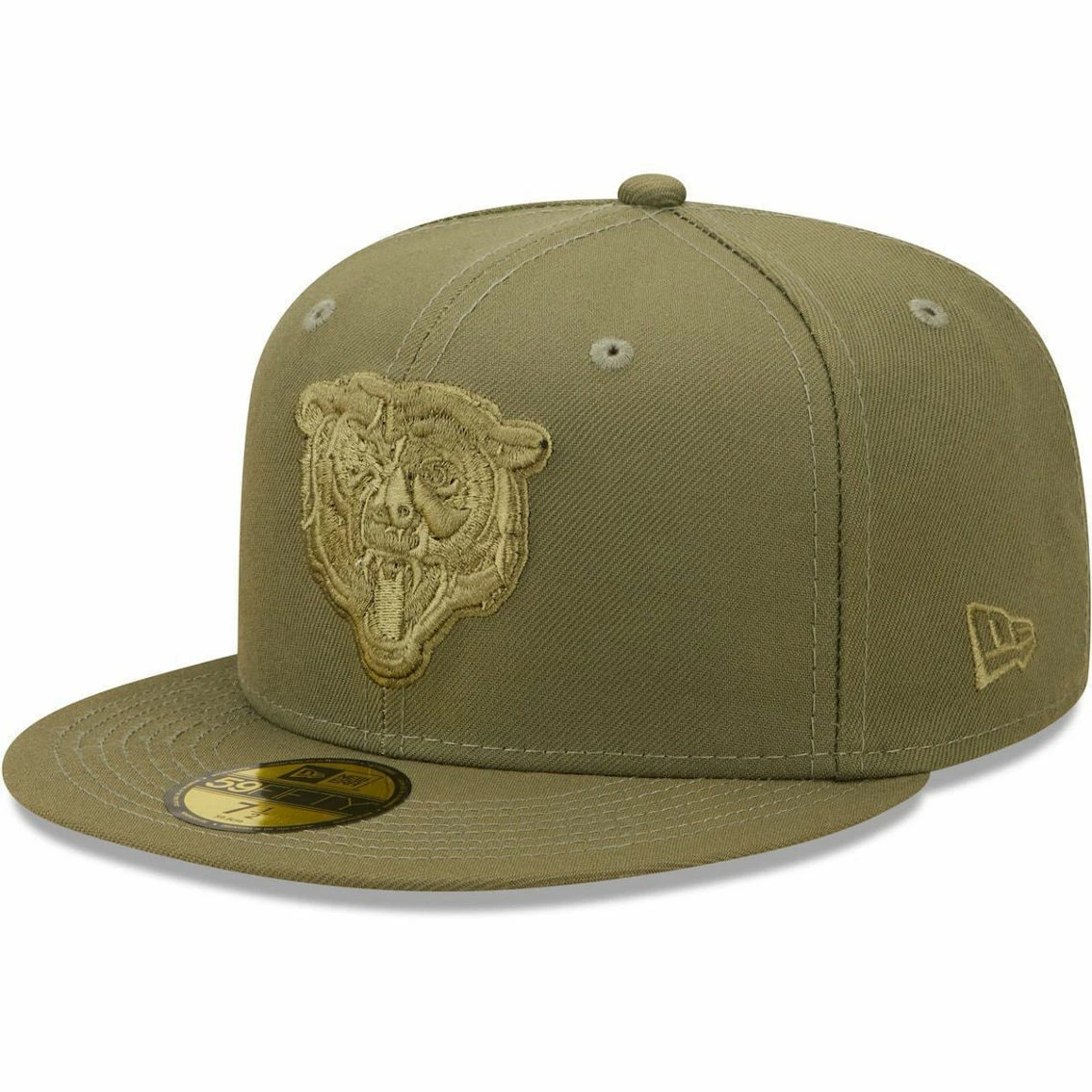 New Era Men's Olive Chicago Bears Color Pack 59FIFTY Fitted Hat 4 New Era Men's Olive Chicago Bears Color Pack 59FIFTY Fitted Hat - Image 2