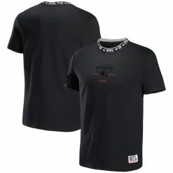Staple Men's NFL X Black San Francisco 49ers Globe T-Shirt