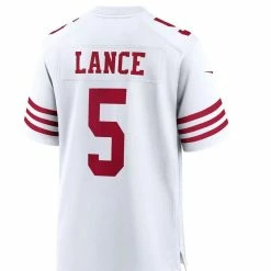 Nike Men's Trey Lance White San Francisco 49ers Player Game Jersey 9 Nike Men's Trey Lance White San Francisco 49ers Player Game Jersey -Fanatics DSCO1148322578 3550 ALT3