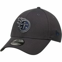 New Era Men's Graphite Tennessee Titans Storm 39THIRTY Flex Hat