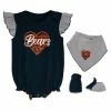 Outerstuff Girls Newborn & Infant Navy/Heathered Gray Chicago Bears All The Love Bodysuit Bib & Booties Set 2 Outerstuff Girls Newborn & Infant Navy/Heathered Gray Chicago Bears All The Love Bodysuit Bib & Booties Set -Fanatics DSCO1148323685 1320
