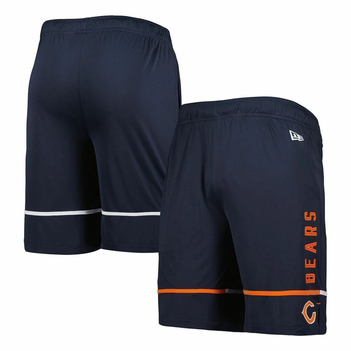 New Era Men's Navy Chicago Bears Combine Authentic Rusher Training Shorts 3 New Era Men's Navy Chicago Bears Combine Authentic Rusher Training Shorts