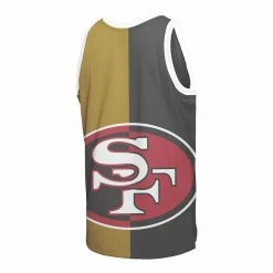 Mitchell & Ness Men's Joe Montana Black/Gold San Francisco 49ers Retired Player Graphic Tank Top 9 Mitchell & Ness Men's Joe Montana Black/Gold San Francisco 49ers Retired Player Graphic Tank Top -Fanatics DSCO1148324960 1007 ALT3