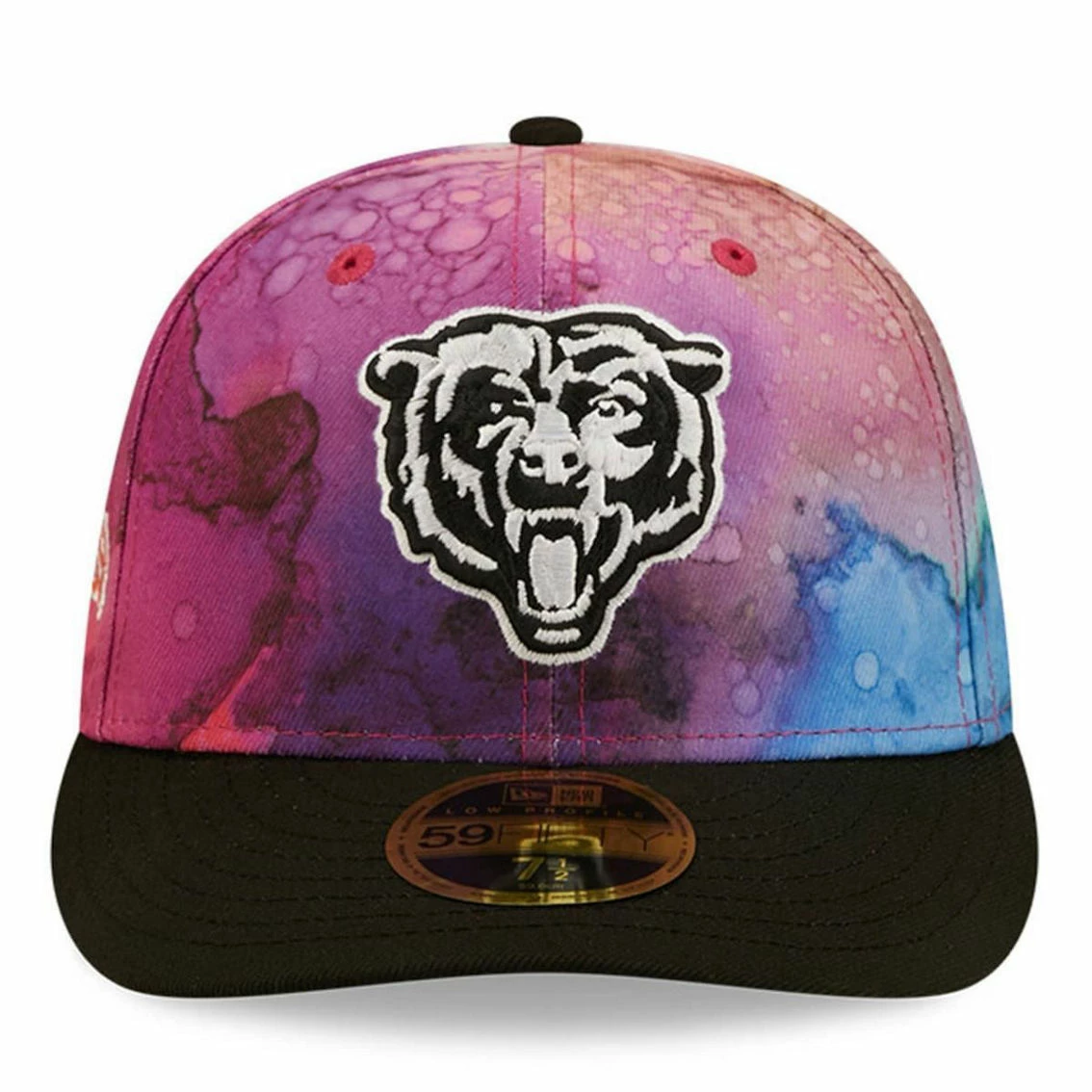 New Era Men's Pink/Black Chicago Bears 2022 NFL Crucial Catch Low 59FIFTY Fitted Hat 5 New Era Men's Pink/Black Chicago Bears 2022 NFL Crucial Catch Low 59FIFTY Fitted Hat - Image 3