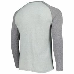 Concepts Sport Men's Heather Gray Chicago Bears Ledger Raglan Long Sleeve Henley T-Shirt -Fanatics DSCO1148325503 1927 ALT3