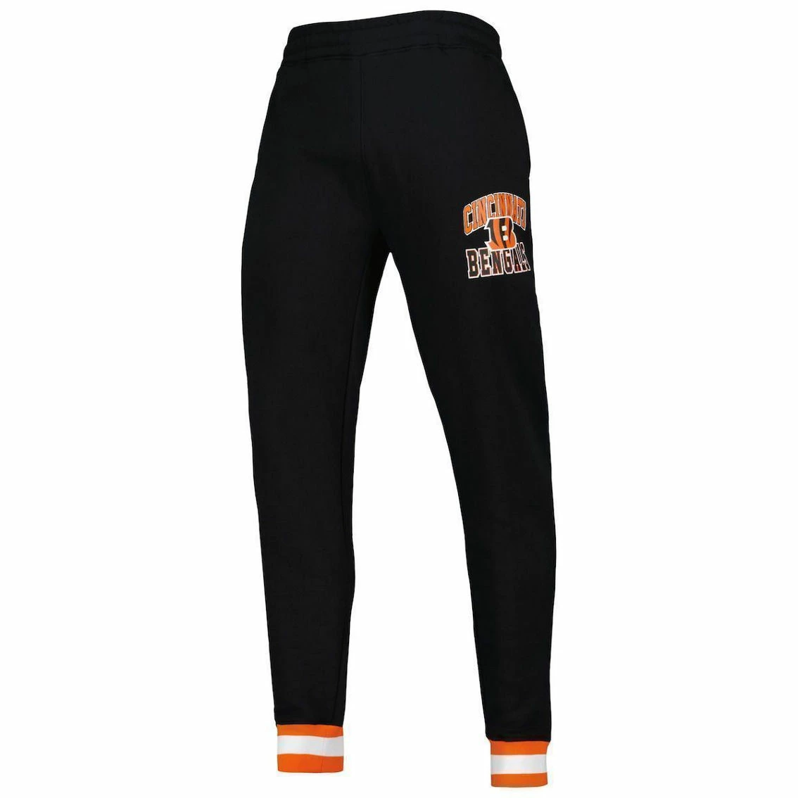 Starter Men's Black Cincinnati Bengals Blitz Fleece Jogger Pants 5 Starter Men's Black Cincinnati Bengals Blitz Fleece Jogger Pants - Image 3