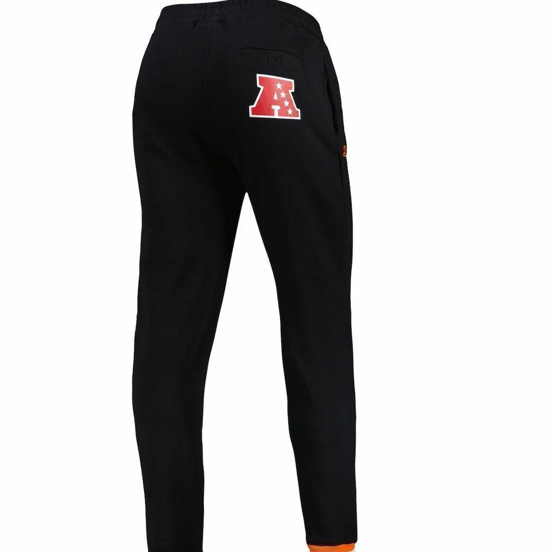 Starter Men's Black Cincinnati Bengals Blitz Fleece Jogger Pants 6 Starter Men's Black Cincinnati Bengals Blitz Fleece Jogger Pants - Image 4