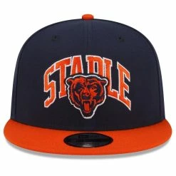 New Era X Staple Men's Navy/Orange Chicago Bears NFL X Collection 9FIFTY Snapback Adjustable Hat 8 New Era X Staple Men's Navy/Orange Chicago Bears NFL X Collection 9FIFTY Snapback Adjustable Hat -Fanatics DSCO1148326136 ANGEBL ALT2