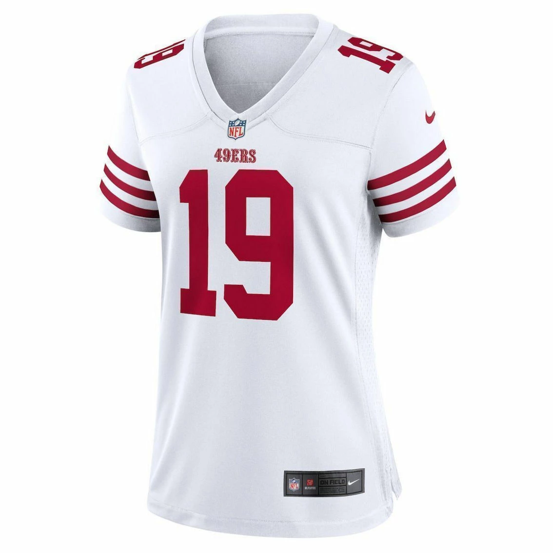 Nike Women's Deebo Samuel White San Francisco 49ers Player Game Jersey 5 Nike Women's Deebo Samuel White San Francisco 49ers Player Game Jersey - Image 3
