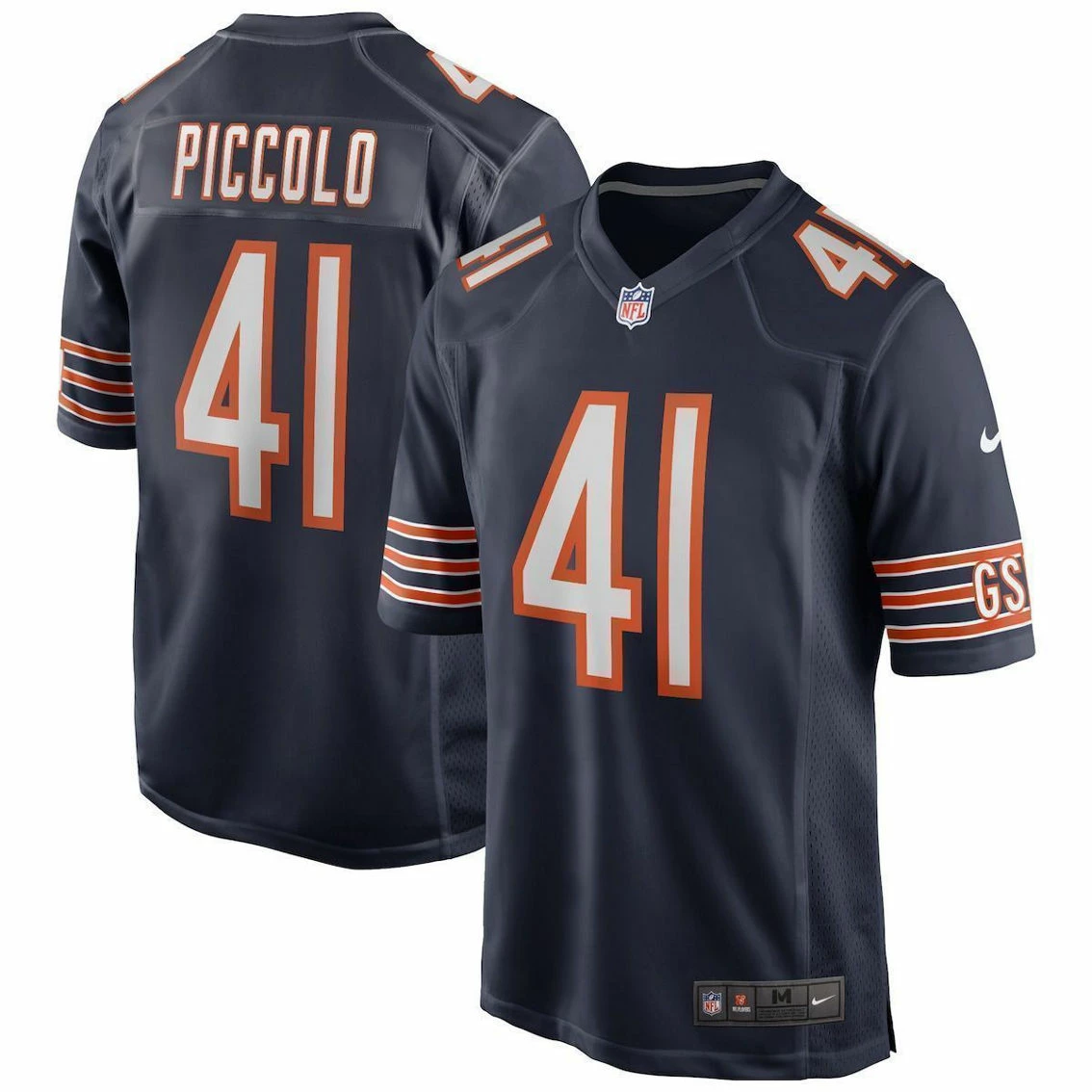 Nike Men's Brian Piccolo Navy Chicago Bears Game Retired Player Jersey 3 Nike Men's Brian Piccolo Navy Chicago Bears Game Retired Player Jersey