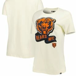 Women's New Era Cream Chicago Bears Chrome Sideline T-Shirt