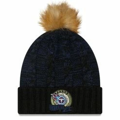 New Era Women's Black/Navy Tennessee Titans 2022 Salute To Service Pom Knit Hat 6 New Era Women's Black/Navy Tennessee Titans 2022 Salute To Service Pom Knit Hat -Fanatics DSCO1150398667 ECL7 ALT1