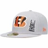 New Era Men's Gray Cincinnati Bengals City Describe 59FIFTY Fitted Hat -Fanatics DSCO1150398671 1927