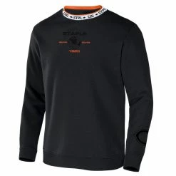 Staple Men's NFL X Black Chicago Bears Globe Crewneck Pullover 8 Staple Men's NFL X Black Chicago Bears Globe Crewneck Pullover -Fanatics DSCO1150497358 1007 ALT2