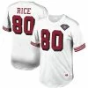 Mitchell & Ness Men's Jerry Rice White San Francisco 49ers Retired Player Name & Number Mesh Top 2 Mitchell & Ness Men's Jerry Rice White San Francisco 49ers Retired Player Name & Number Mesh Top -Fanatics DSCO1150497392 3550