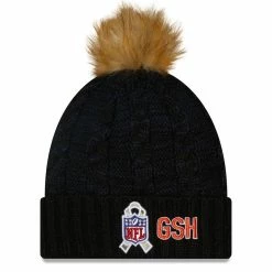 Women's New Era Black/Navy Chicago Bears 2022 Salute To Service Pom Knit Hat 7 Women's New Era Black/Navy Chicago Bears 2022 Salute To Service Pom Knit Hat -Fanatics DSCO1150498092 ECL7 ALT2