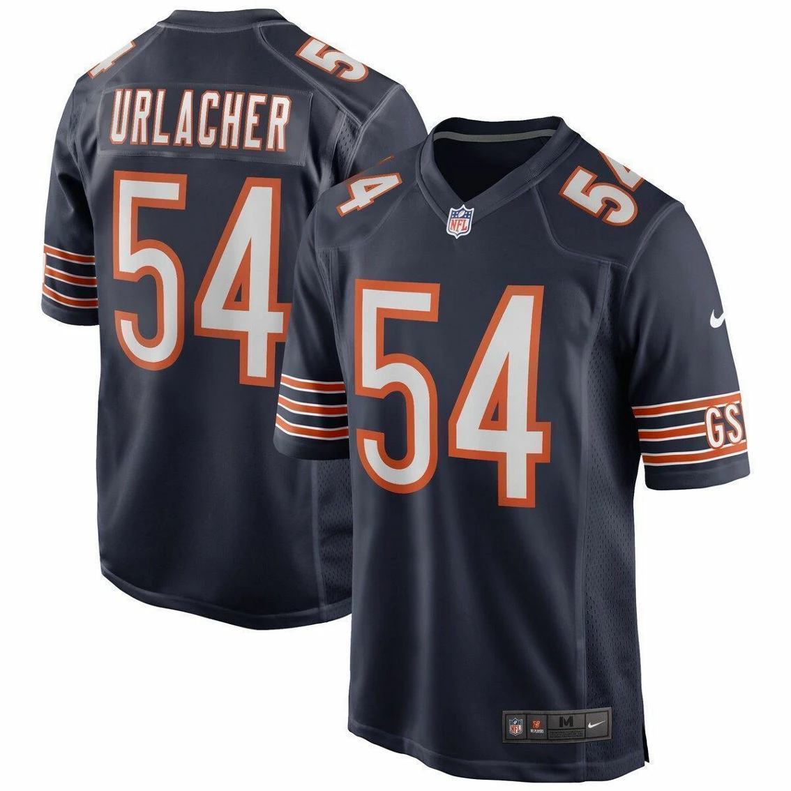 Nike Men's Brian Urlacher Navy Chicago Bears Game Retired Player Jersey 3 Nike Men's Brian Urlacher Navy Chicago Bears Game Retired Player Jersey