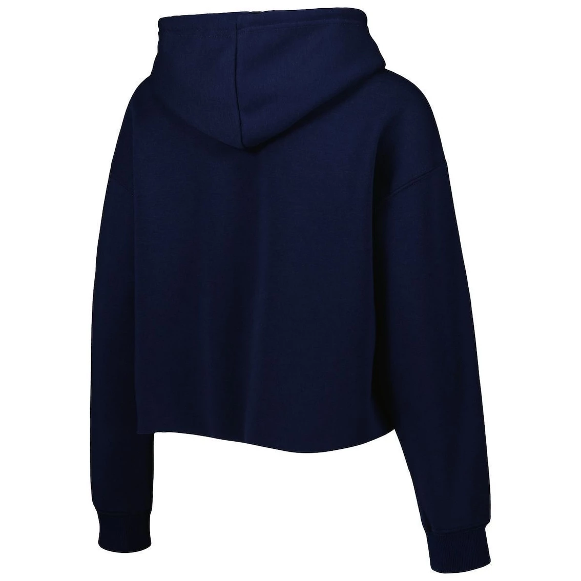 Cuce Women's Navy Tennessee Titans Crystal Logo Cropped Pullover Hoodie 6 Cuce Women's Navy Tennessee Titans Crystal Logo Cropped Pullover Hoodie - Image 4