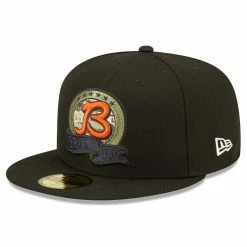 New Era Men's Black Chicago Bears 2022 Salute To Service 59FIFTY Fitted Hat 9 New Era Men's Black Chicago Bears 2022 Salute To Service 59FIFTY Fitted Hat -Fanatics DSCO1150498674 1007 ALT3