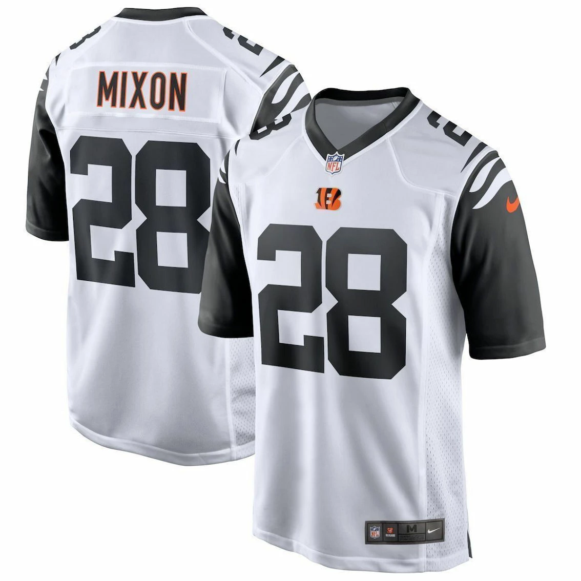 Nike Men's Joe Mixon White Cincinnati Bengals Alternate Game Jersey 3 Nike Men's Joe Mixon White Cincinnati Bengals Alternate Game Jersey