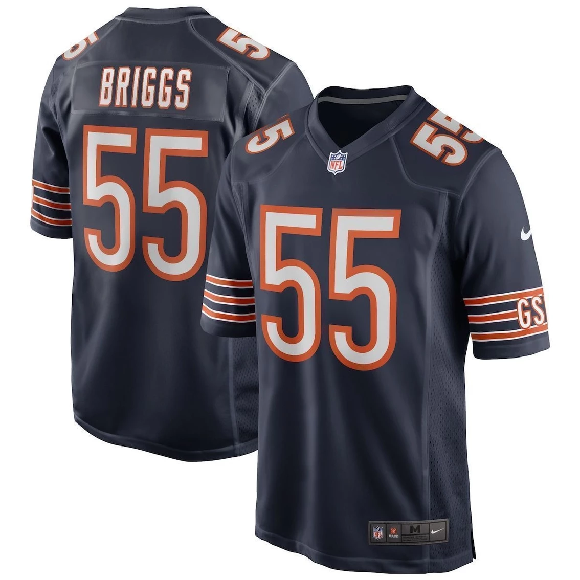 Nike Men's Lance Briggs Navy Chicago Bears Game Retired Player Jersey 3 Nike Men's Lance Briggs Navy Chicago Bears Game Retired Player Jersey