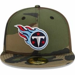 New Era Men's Camo Tennessee Titans Woodland 59FIFTY Fitted Hat 8 New Era Men's Camo Tennessee Titans Woodland 59FIFTY Fitted Hat -Fanatics DSCO1150499165 BGrd ALT2