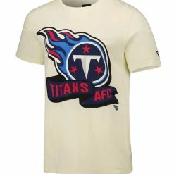 New Era Men's Cream Tennessee Titans Sideline Chrome T-Shirt -Fanatics DSCO1150499284 6662 ALT2