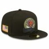 New Era Men's Black Chicago Bears 2022 Salute To Service 59FIFTY Fitted Hat
