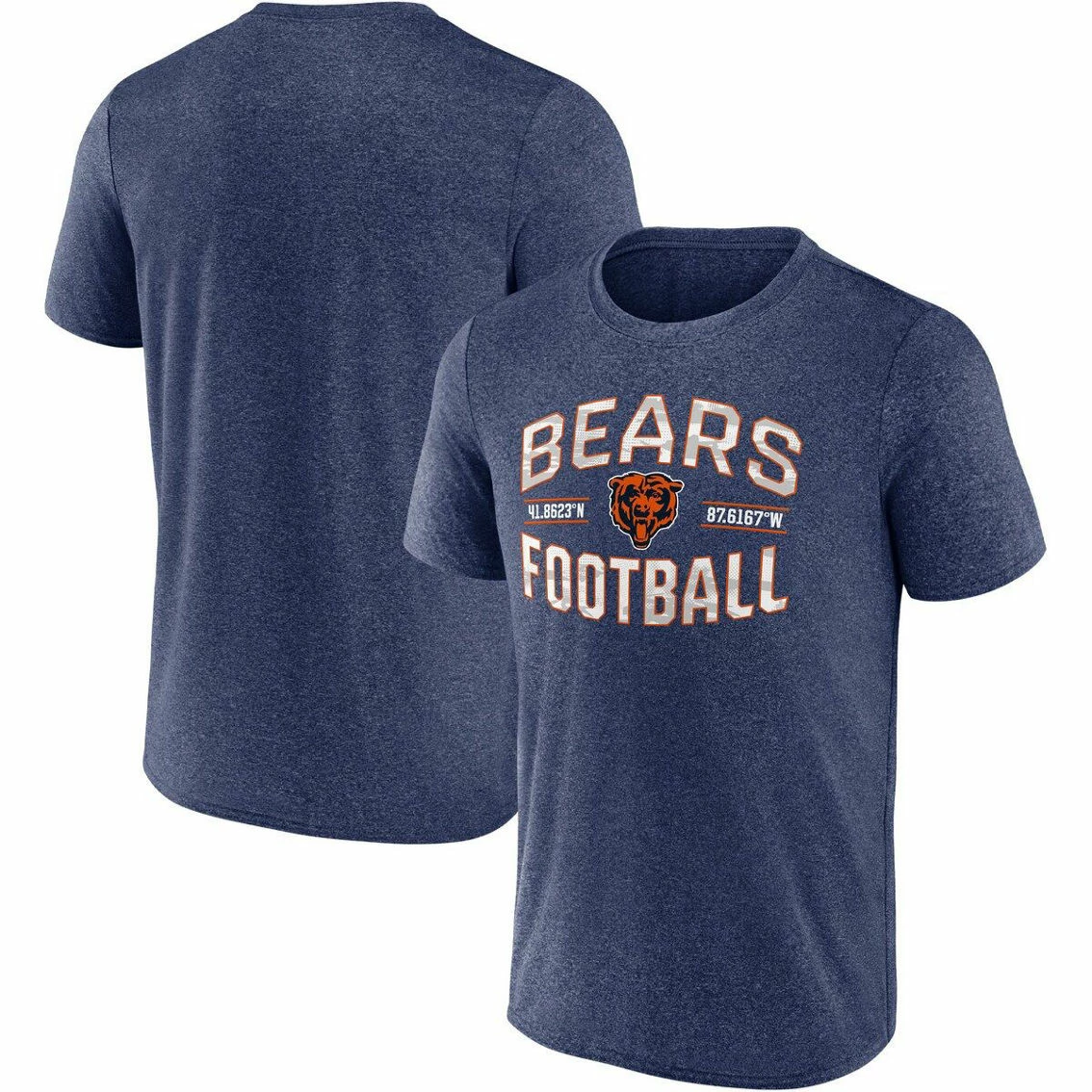 Fanatics Branded Men's Heathered Navy Chicago Bears Want To Play T-Shirt 3 Fanatics Branded Men's Heathered Navy Chicago Bears Want To Play T-Shirt