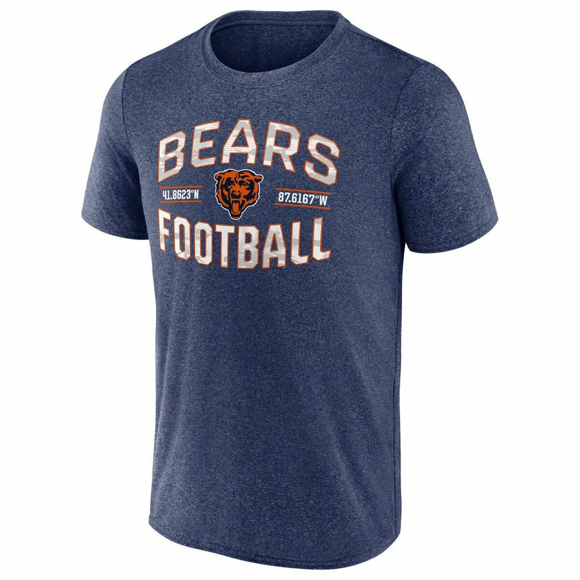 Fanatics Branded Men's Heathered Navy Chicago Bears Want To Play T-Shirt 5 Fanatics Branded Men's Heathered Navy Chicago Bears Want To Play T-Shirt - Image 3
