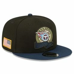 New Era Men's Black/Navy Tennessee Titans 2022 Salute To Service 9FIFTY Snapback Hat 7 New Era Men's Black/Navy Tennessee Titans 2022 Salute To Service 9FIFTY Snapback Hat -Fanatics DSCO1150499769 1007 ALT1