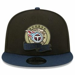New Era Men's Black/Navy Tennessee Titans 2022 Salute To Service 9FIFTY Snapback Hat 8 New Era Men's Black/Navy Tennessee Titans 2022 Salute To Service 9FIFTY Snapback Hat -Fanatics DSCO1150499769 1007 ALT2