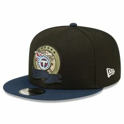 New Era Men's Black/Navy Tennessee Titans 2022 Salute To Service 9FIFTY Snapback Hat 9 New Era Men's Black/Navy Tennessee Titans 2022 Salute To Service 9FIFTY Snapback Hat -Fanatics DSCO1150499769 1007 ALT3