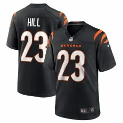 Nike Men's Daxton Hill Black Cincinnati Bengals Player Game Jersey