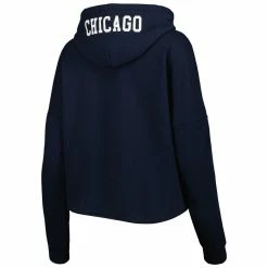 New Era Women's Navy Chicago Bears Foil Sleeve Pullover Hoodie 9 New Era Women's Navy Chicago Bears Foil Sleeve Pullover Hoodie -Fanatics DSCO1150499826 1320 ALT3