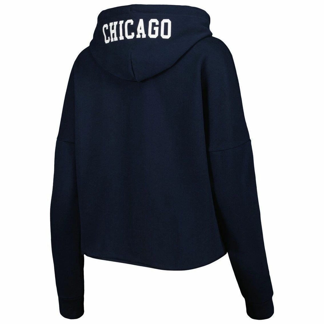 New Era Women's Navy Chicago Bears Foil Sleeve Pullover Hoodie 6 New Era Women's Navy Chicago Bears Foil Sleeve Pullover Hoodie - Image 4