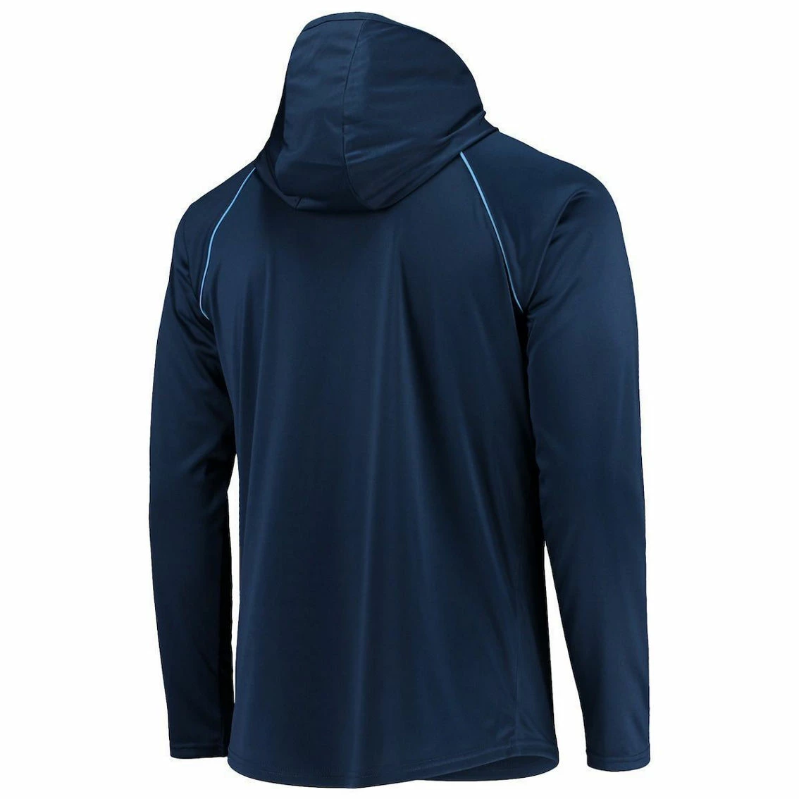 Starter Men's Navy Tennessee Titans Raglan Long Sleeve Hoodie T-Shirt 6 Starter Men's Navy Tennessee Titans Raglan Long Sleeve Hoodie T-Shirt - Image 4