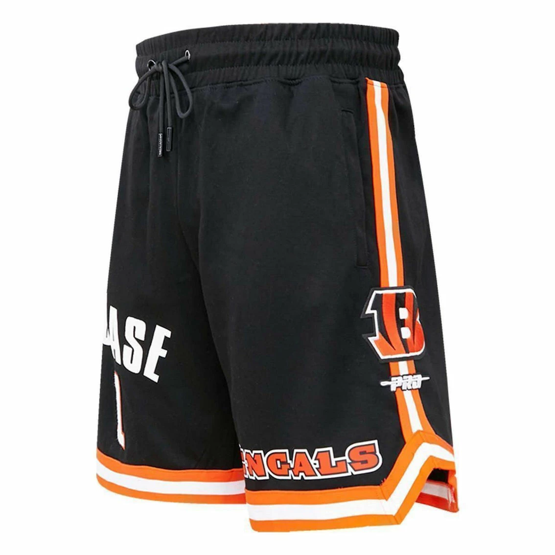 Pro Standard Men's Ja'Marr Chase Black Cincinnati Bengals Player Name & Number Shorts 5 Pro Standard Men's Ja'Marr Chase Black Cincinnati Bengals Player Name & Number Shorts - Image 3