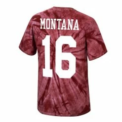 Mitchell & Ness Men's Joe Montana Scarlet San Francisco 49ers Tie-Dye Retired Player Name & Number T-Shirt 9 Mitchell & Ness Men's Joe Montana Scarlet San Francisco 49ers Tie-Dye Retired Player Name & Number T-Shirt -Fanatics DSCO1150992846 2946 ALT3