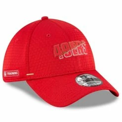 New Era Men's Red San Francisco 49ers 2020 NFL Summer Sideline Official 39THIRTY Flex Hat