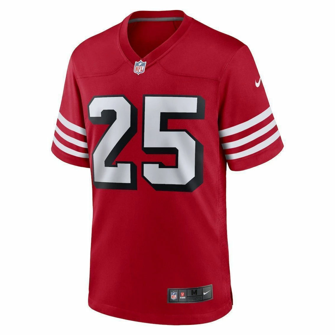 Nike Men's Elijah Mitchell Scarlet San Francisco 49ers Alternate Team Game Jersey 5 Nike Men's Elijah Mitchell Scarlet San Francisco 49ers Alternate Team Game Jersey - Image 3