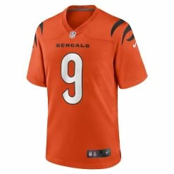 Nike Men's Joe Burrow Orange Cincinnati Bengals Alternate Game Jersey 8 Nike Men's Joe Burrow Orange Cincinnati Bengals Alternate Game Jersey -Fanatics DSCO1151104064 2294 ALT2