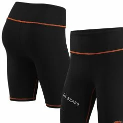 WEAR By Erin Andrews Women's Black Chicago Bears Bike Shorts