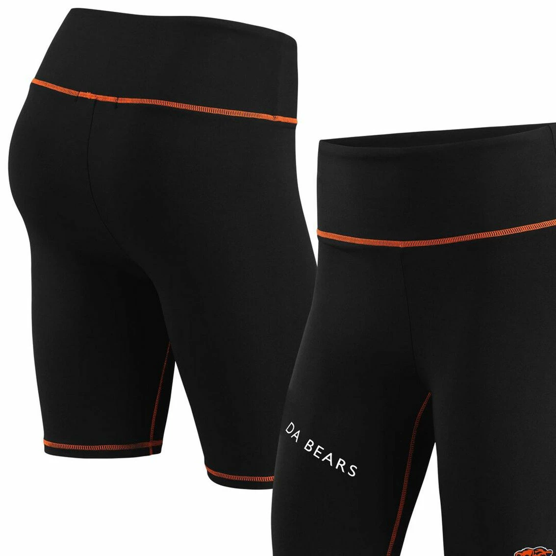 WEAR By Erin Andrews Women's Black Chicago Bears Bike Shorts 4 WEAR By Erin Andrews Women's Black Chicago Bears Bike Shorts - Image 2